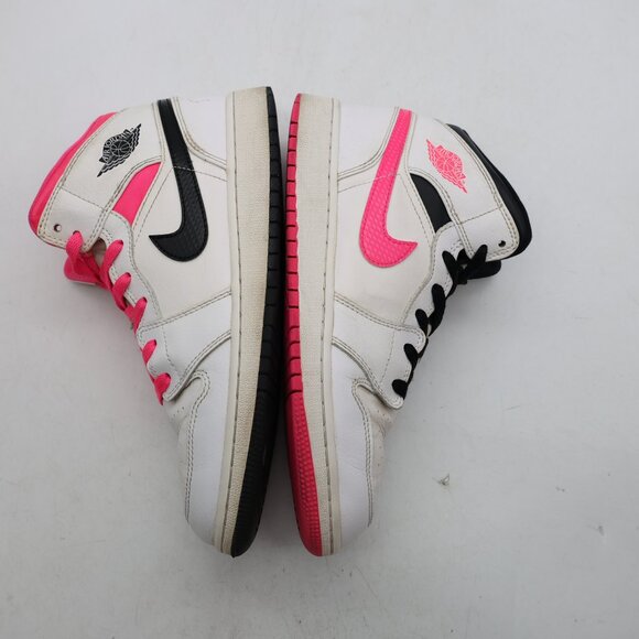 Nike Air Jordan 1 Mid Youth 7 Women’s 8.5 Basketball Sneakers 555112-106 - Picture 8 of 11